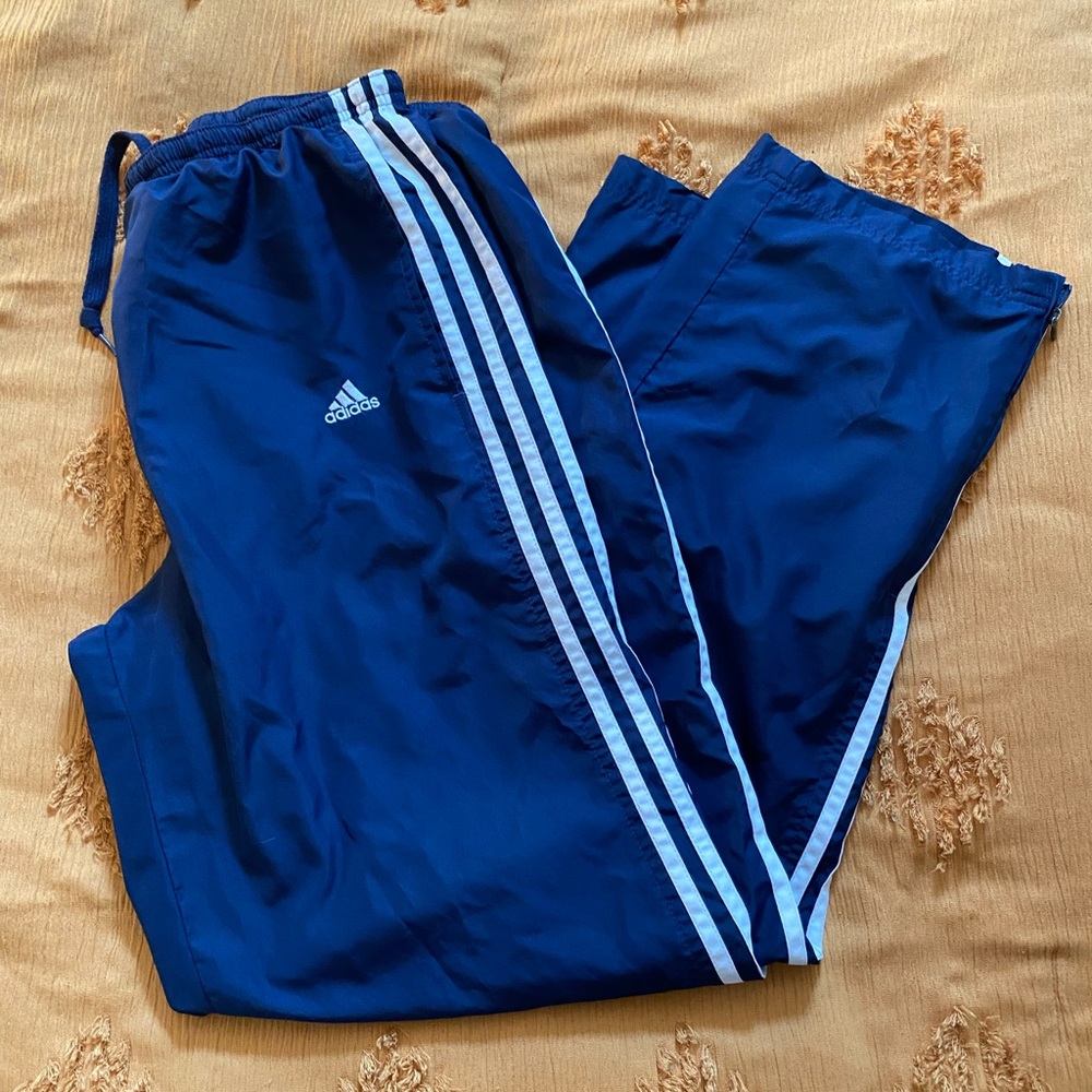 Adidas navy track pants